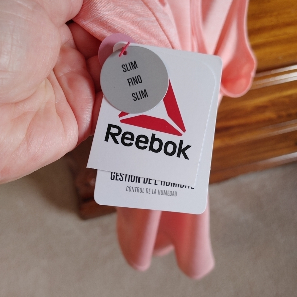NWT Reebok Women's Peach RacerBack Active Tank - Picture 9 of 12